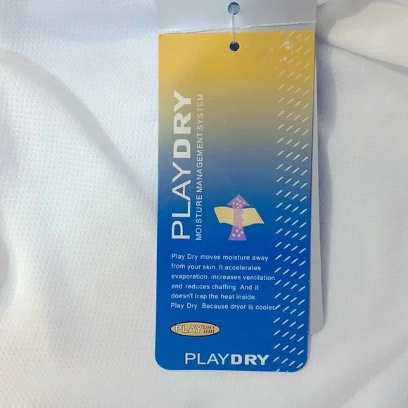 Reebok Ladies X-Treme PLAYDRY Polo Raglan Short Sleeve Button Up Plus 2XL White - Picture 4 of 14
